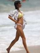 Georgia Fowler Booty in Bikini on Bondi Beach in Sydney