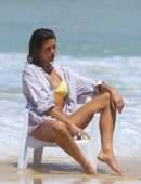 Georgia Fowler Booty in Bikini on Bondi Beach in Sydney