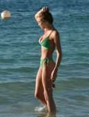 Georgia Harrison Booty in a Bikini at a Beach in Dubai
