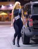 Iggy Azalea Booty in a Tight Bodysuit Out in Beverly Hills