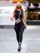 Iggy Azalea Booty in a Tight Bodysuit Out in Beverly Hills