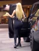 Iggy Azalea Booty in a Tight Bodysuit Out in Beverly Hills