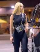 Iggy Azalea Booty in a Tight Bodysuit Out in Beverly Hills