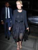 Jennifer Lawrence in See-Through Top in Manhattan