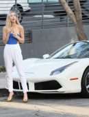 Joy Corrigan Leaving a Marijuana Dispensary in West Hollywood