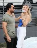 Joy Corrigan Leaving a Marijuana Dispensary in West Hollywood