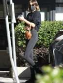 Kaia Gerber Booty, Out for her Morning Pilates Class in West Hollywood