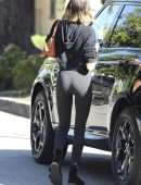 Kaia Gerber Booty, Out for her Morning Pilates Class in West Hollywood