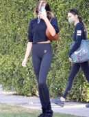 Kaia Gerber Booty, Out for her Morning Pilates Class in West Hollywood
