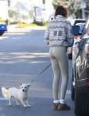 Kaia Gerber Booty in Tight Leggings Out in West Hollywood