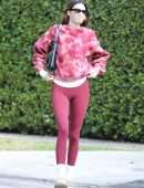 Kendall Jenner Booty in Tights, Leaving a Private Workout in Los Angeles