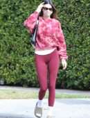 Kendall Jenner Booty in Tights, Leaving a Private Workout in Los Angeles