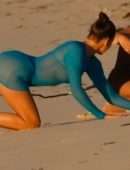 Khloe Kardashian Booty in a See-Through Dress Photoshoot in Turks and Caicos