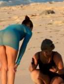 Khloe Kardashian Booty in a See-Through Dress Photoshoot in Turks and Caicos