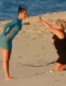 Khloe Kardashian Booty in a See-Through Dress Photoshoot in Turks and Caicos