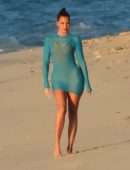 Khloe Kardashian Booty in a See-Through Dress Photoshoot in Turks and Caicos