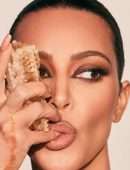 Kim Kardashian Bathing in Honey for Photoshoot
