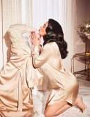 Kim Kardashian Booty, Photoshoot for Skims Silk - February 2021