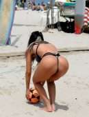 Liziane Gutierrez Booty in Bikini at the Beach