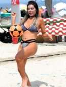 Liziane Gutierrez Booty in Bikini at the Beach
