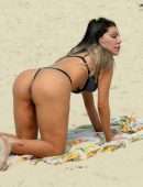 Liziane Gutierrez Booty in Bikini at the Beach