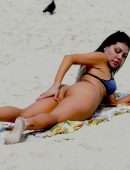 Liziane Gutierrez Booty in Bikini at the Beach
