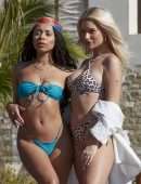 Lottie Moss Booty in a Tiny Thong Bikini at a Pool in Palm Springs