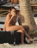 Lourdes Leon Booty in a Tiny String Bikini at a Beach in Tulum