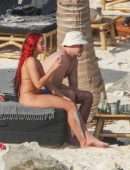Lourdes Leon Booty in a Tiny String Bikini at a Beach in Tulum