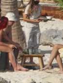 Lourdes Leon Booty in a Tiny String Bikini at a Beach in Tulum