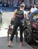 Miley Cyrus Booty, Walking her Dog Out in Beverly Hills