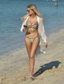 Nicole O'Brien Booty in Bikini On a Beach in Dubai