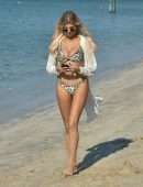 Nicole O'Brien Booty in Bikini On a Beach in Dubai