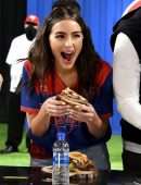 Olivia Culpo Leggy in Shorts at The SHAQ Bowl in Tampa Bay