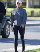 Sofia Richie in Tights for a Morning Walk in LA