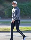 Sofia Richie in Tights for a Morning Walk in LA