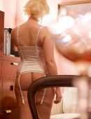 Stefania Ferrario Booty and Cleavage in a Lingerie Photoshoot
