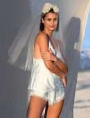 Taylor Hill Booty on Victoria’s Secret Lingerie Photoshoot on a Beach in Miami