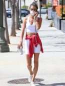 Alessandra Ambrosio Leaving a Pilates Session in Brentwood