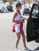Alessandra Ambrosio Leaving a Pilates Session in Brentwood