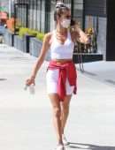 Alessandra Ambrosio Leaving a Pilates Session in Brentwood