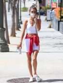 Alessandra Ambrosio Leaving a Pilates Session in Brentwood