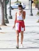 Alessandra Ambrosio Leaving a Pilates Session in Brentwood