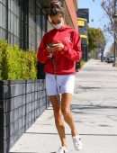 Alessandra Ambrosio Leaving a Pilates Session in Brentwood
