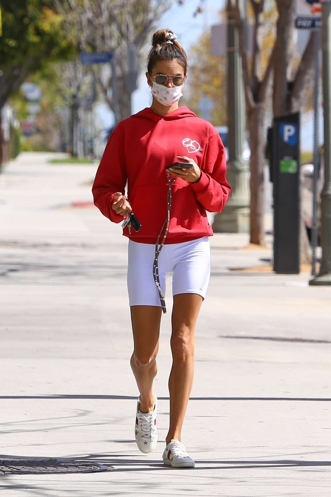Alessandra Ambrosio Leaving a Pilates Session in Brentwood