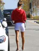 Alessandra Ambrosio Leaving a Pilates Session in Brentwood
