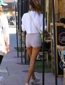 Alessandra Ambrosio Booty in a Tight Shorts Out in Brentwood