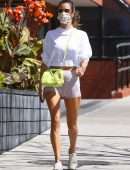 Alessandra Ambrosio Booty in a Tight Shorts Out in Brentwood