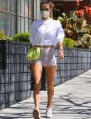Alessandra Ambrosio Booty in a Tight Shorts Out in Brentwood