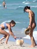Chanel West Coast Booty in Bikini on the Beach in Miami